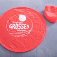 faltbare Frisbee - Sparkasse Sportfonds Hannover Gemeinsam grosses bewegen! NEU OVP