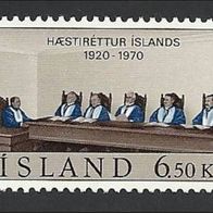 Island, 1970, Mi.-Nr. 438, postfrisch * *