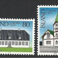 Island, 1978, Mi.-Nr. 530-531, postfrisch * *