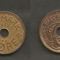 Münze Alt Dänemark: 1 Öre 1937