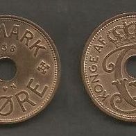 Münze Alt Dänemark: 2 Öre 1938