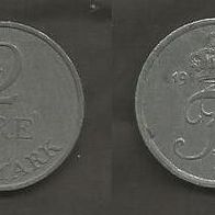 Münze Alt Dänemark: 2 Öre 1958