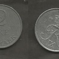 Münze Alt Dänemark: 2 Öre 1963