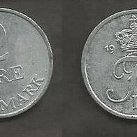 Münze Alt Dänemark: 2 Öre 1969