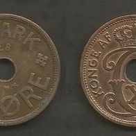 Münze Alt Dänemark: 5 Öre 1929