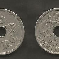Münze Alt Dänemark: 25 Öre 1934