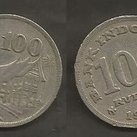 Münze Indonesien: 100 Rupiah 1973