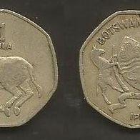 Münze Botswana: 1 Pula 1991