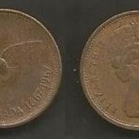 Münze Kanada: 1 Cent 1967