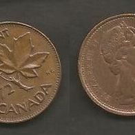Münze Kanada: 1 Cent 1972
