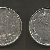 Münze Kanada: 10 Cent 1974