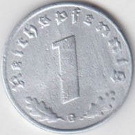 Deutsches Reich 1 Pfennig 1944 G Zink aus dem Umlauf