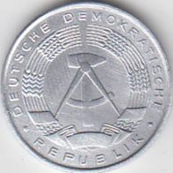DDR 1 Pfennig 1961 A aus dem Umlauf