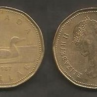 Münze Kanada: 1 Dollar 1987