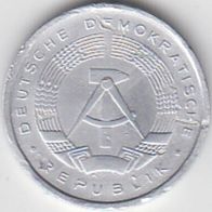 DDR 1 Pfennig 1978 A aus dem Umlauf