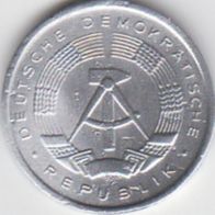 DDR 1 Pfennig 1984 A aus dem Umlauf