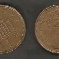 Münze Großbritanien: 0,5 oder 1/2 New Penny 1976