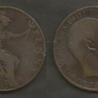 Münze Großbritanien: 1 Penny 1903