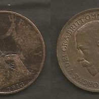 Münze Großbritanien: 1 Penny 1913