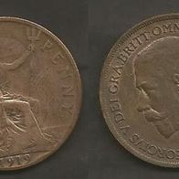 Münze Großbritanien: 1 Penny 1919