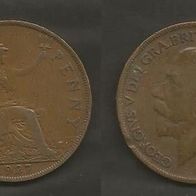 Münze Großbritanien: 1 Penny 1927