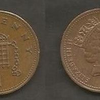 Münze Großbritanien: 1 Penny 1986