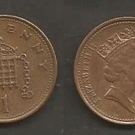 Münze Großbritanien: 1 Penny 1997