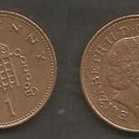Münze Großbritanien: 1 Penny 1998