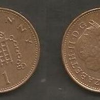 Münze Großbritanien: 1 Penny 1999