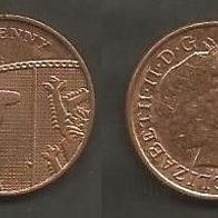 Münze Großbritanien: 1 Penny 2012