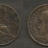 Münze Großbritanien: 1 Farting 1918