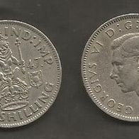 Münze Großbritanien: 1 Shilling 1947 - Schottischer Löwe