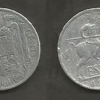 Münze Spanien Alt: 10 Centimos 1953