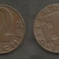 Münze Österreich Alt: 2 Groschen 1927