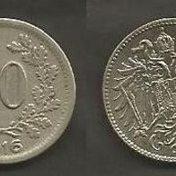 Münze Österreich Alt: 10 Heller 1916