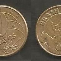 Münze Brasilien: 10 Centavos 2007