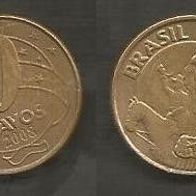 Münze Brasilien: 10 Centavos 2008