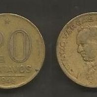 Münze Brasilien: 20 Centavos 1946