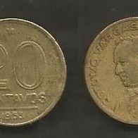 Münze Brasilien: 20 Centavos 1953