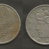 Münze Brasilien: 20 Centavos 1970