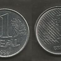 Münze Brasilien: 1 Real 1994