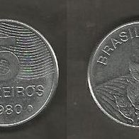 Münze Brasilien: 5 Cruzeiros 1984