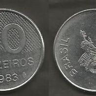 Münze Brasilien: 20 Cruzeiros 1983