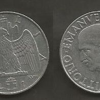 Münze Italien Alt: 1 Lire 1940 - R