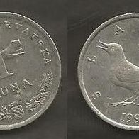 Münze Kroatien: 1 Kuna 1999