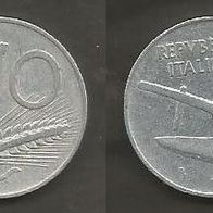 Münze Italien: 10 Lire 1955
