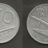 Münze Italien: 10 Lire 1972