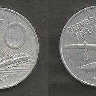 Münze Italien: 10 Lire 1973