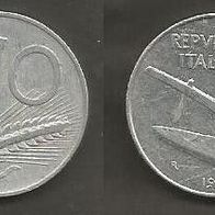 Münze Italien: 10 Lire 1975