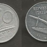 Münze Italien: 10 Lire 1980